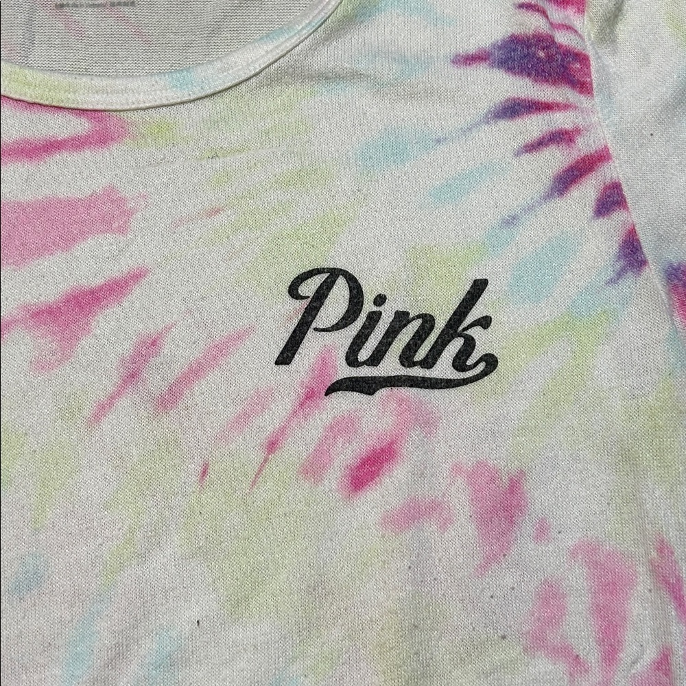 PINK Victoria's Secret Multicolor Tie-Dye Shirt - Picture 3 of 7